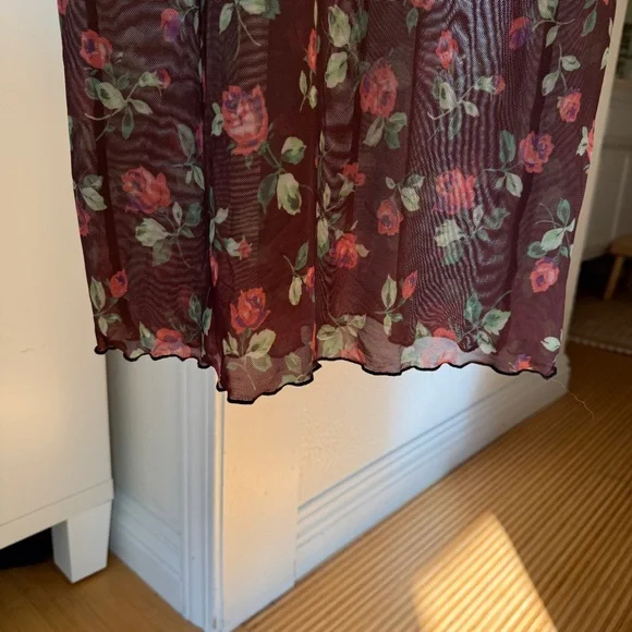 Betsy Rose Sleeve Maxi Corset Dress Lingerie size medium - Picture 6 of 8